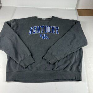 Stadium Kentucky Wildcats Sweatshirt Adult Extra Extra Large Grey Faded Crewneck